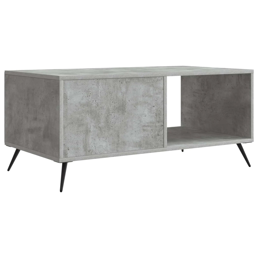 Tavolino da salotto Grigio Cemento 90 x 50 x 40 cm