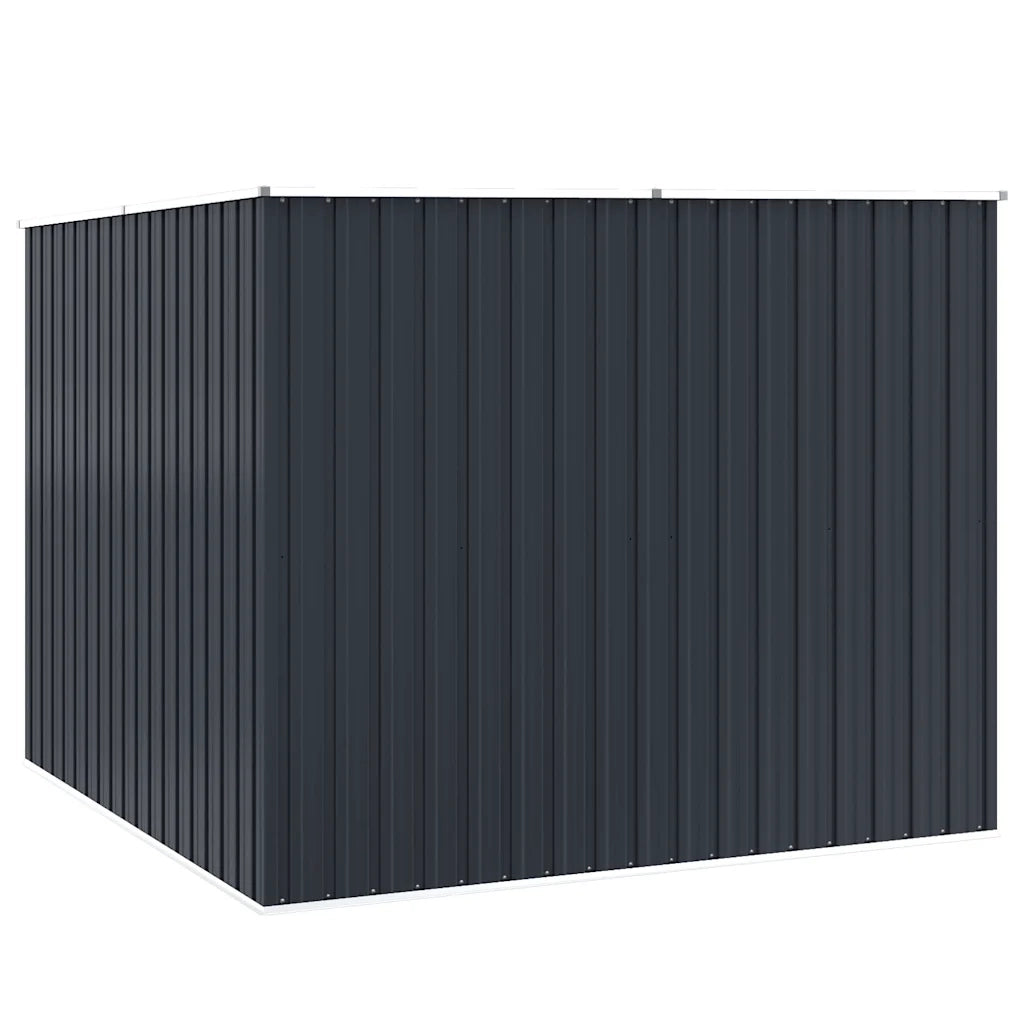 Capanno da Giardino Antracite 195x198x159 cm in Acciaio Zincato 46255