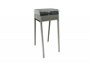 Barbecue a carbone Lisa Vesuvio 40x30 portatile in ferro laminato