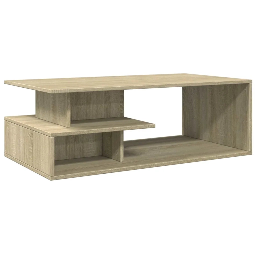 Tavolino salotto | Tavolino da caff¨¨ | Tavolino da Soggiorno Rovere Sonoma 102x55x35cm in Legno Multistrato