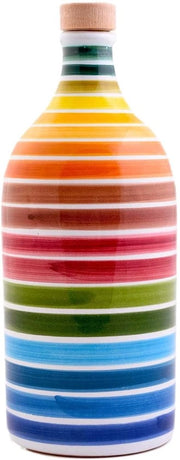 Olio di Oliva Extra Vergine 100% Italiano - 500ml - Bottiglia in Ceramica - Aroma Intenso Fruttato - Profumo Eclatante - Olio di Cottura