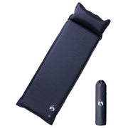 Materasso Campeggio Autogonfiabile con Cuscini 1 Persona Grigio