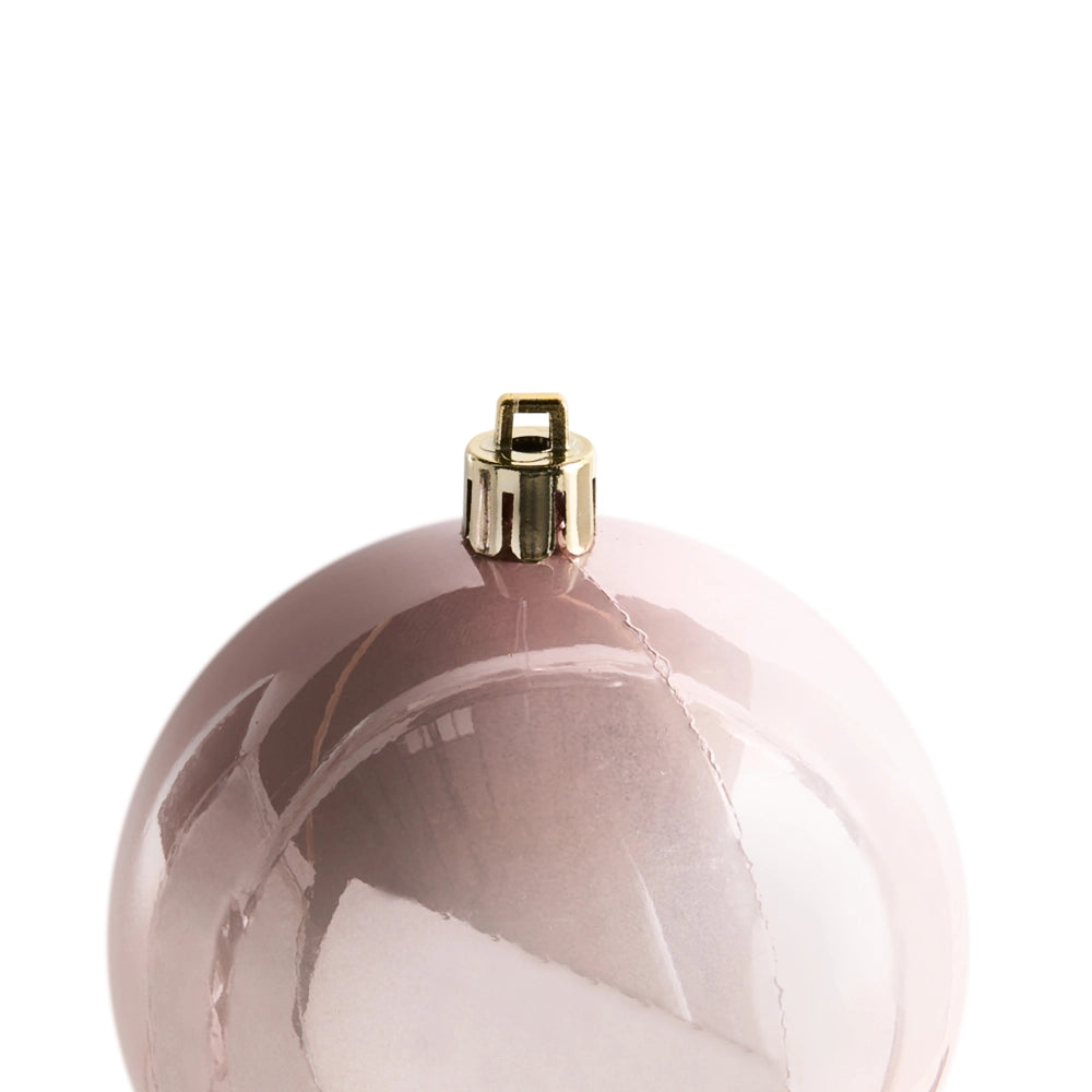 Set di 114 palline natalizie in plastica rosa Decorazioni da appendere Stile glamour moderno Albero di Natale