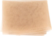 Accessori di trucco - Pruik 30x30 cm con rete e pellicola trasparente - Tonalità leggermente marrone.