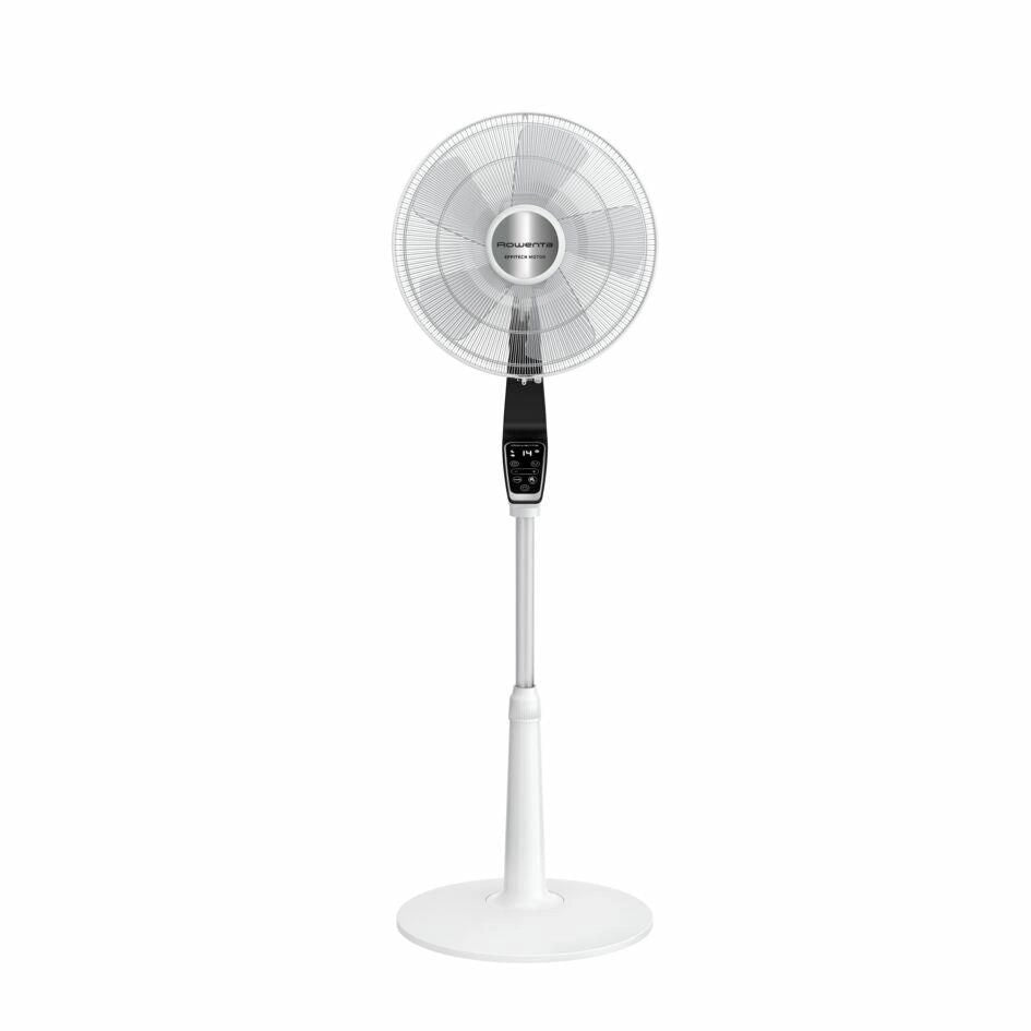 Rowenta Ventilatore a Piantana Turbo Silence Extreme VU5690F0 Nero-Bianco per una Freschezza Ottimale e Silenziosa in Casa