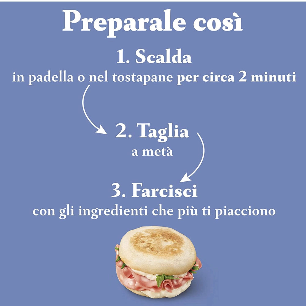 Mulino bianco tigelle con olio extra vergine di oliva 6 tigelle 210 grammi