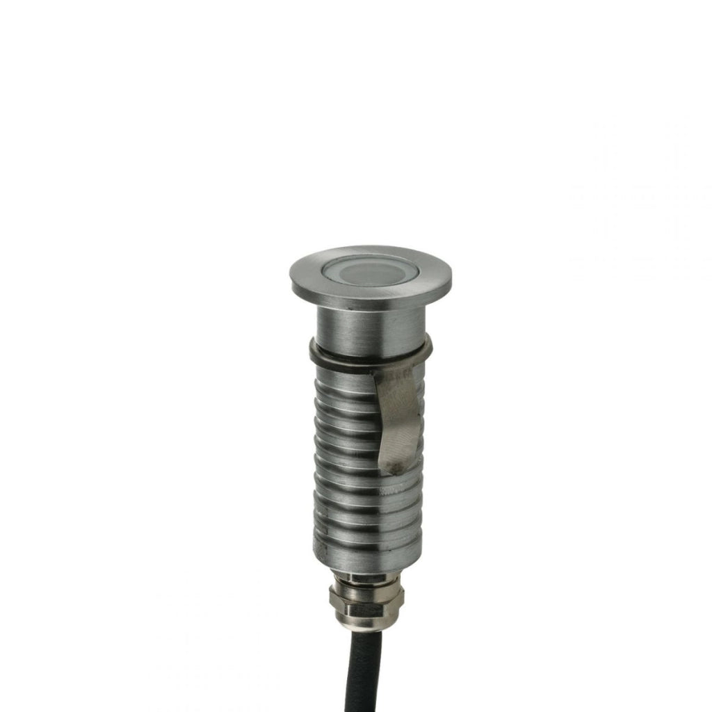 SEGNAPASSO CALPESTABILE LED DC12-24V NIKEL 3W 53LM BLU IP67 3 2X7 5CM