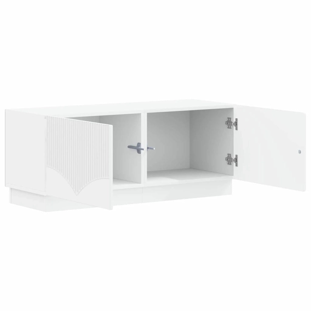 Mobile TV Bianco Legno ingegnerizzato 897335