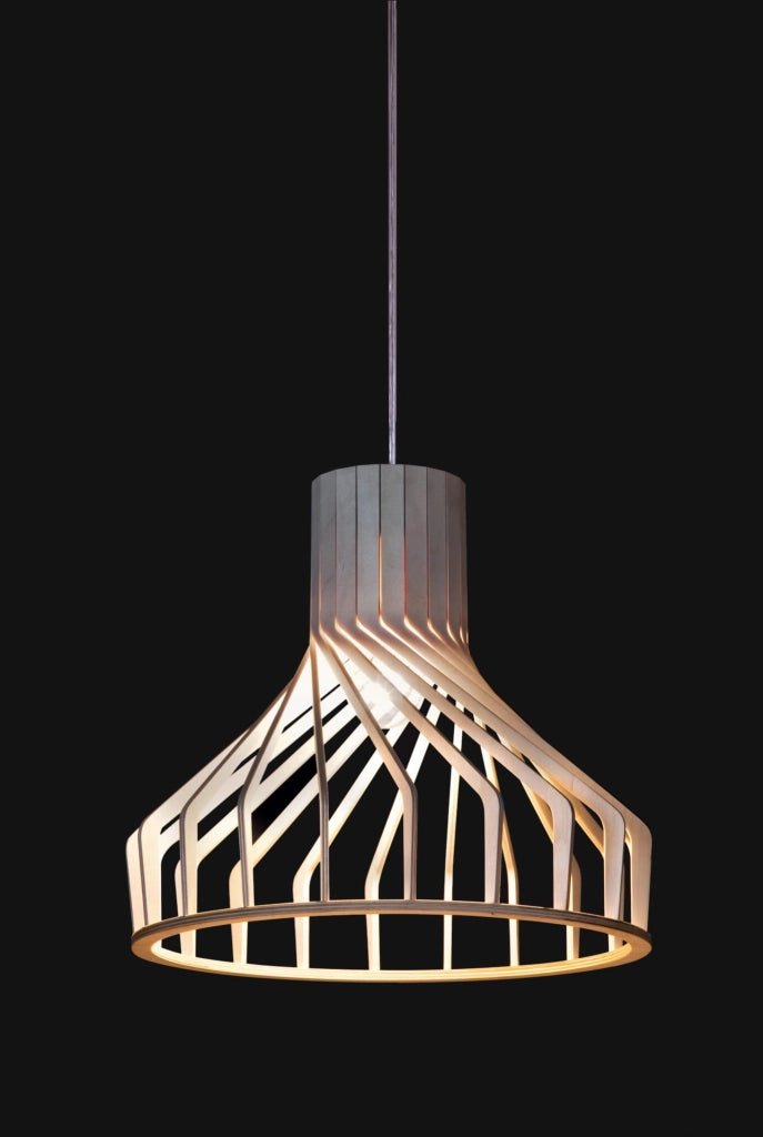 Lampada a sospensione Nowodvorski BIO legno Ø38 E27