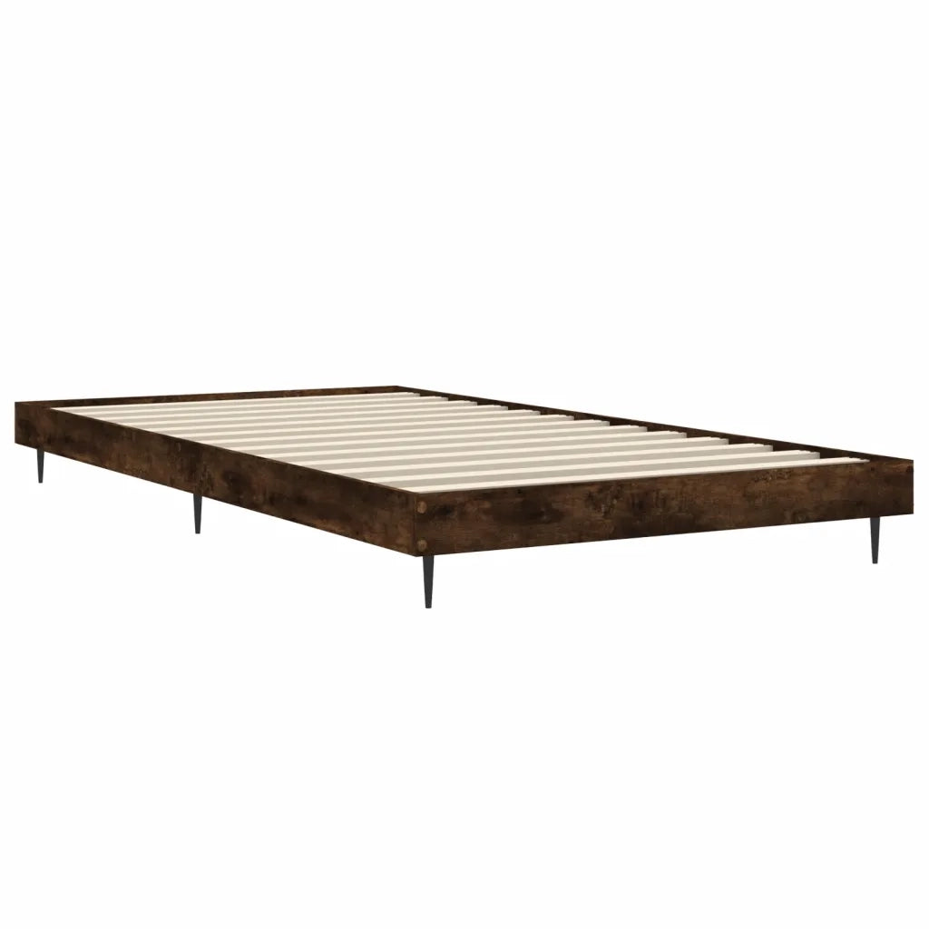 Giroletto senza Materasso Rovere Fumo 100x200 cm in Truciolato 832266