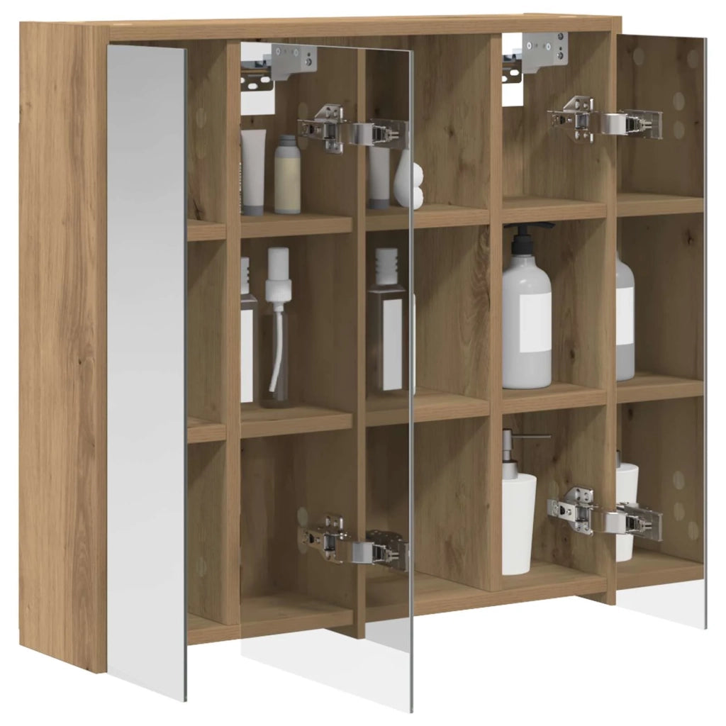 Mobiletto per specchio da bagno Rovere Artigianale