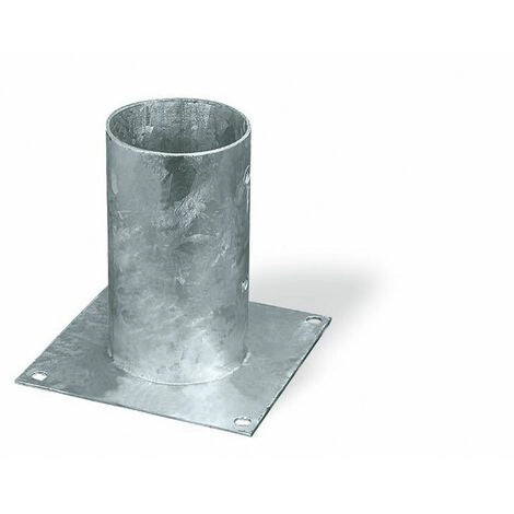 SUPPORTO A PAVIMENTO PER PALI TR2 Ø 80x150h - Base 150 mm - TECFI
