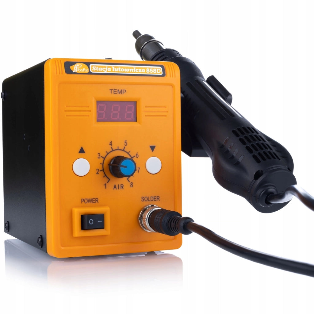 Stazione Saldante Hot-Air 858D – Potenza 700W, Regolazione Temperatura 100-500°C