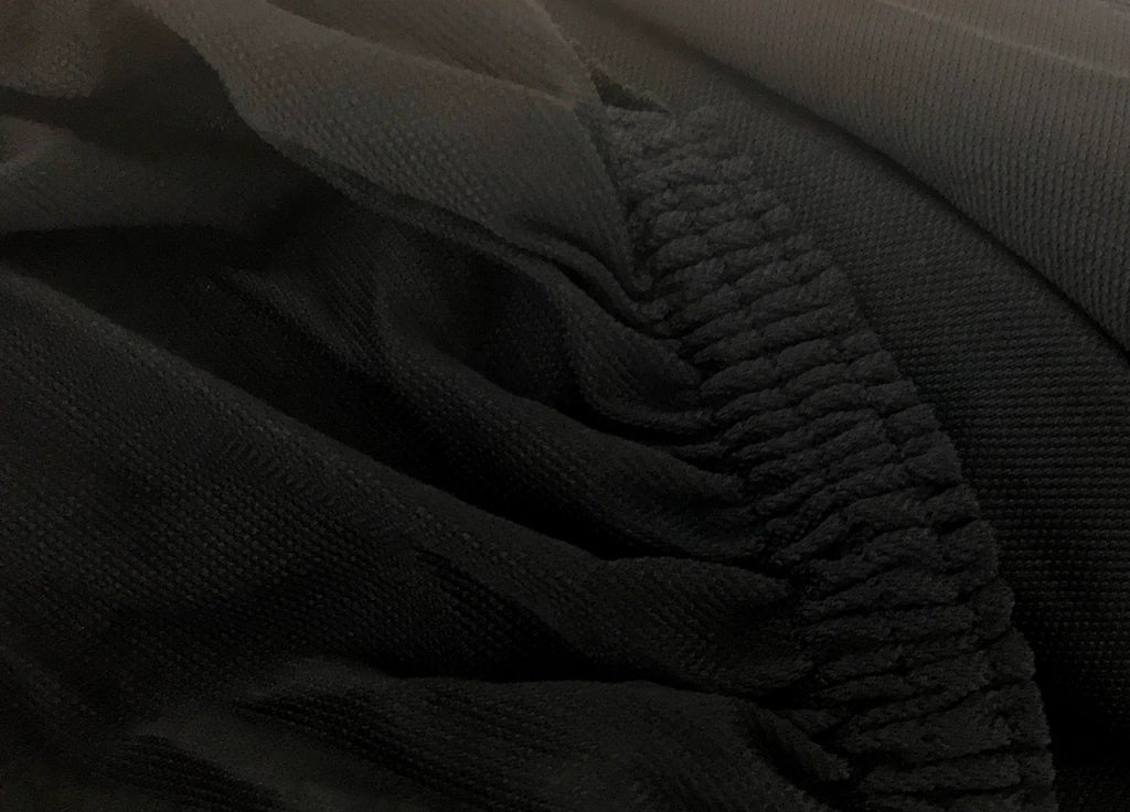 Coppia Coprisedia/Copriseggiola Antimacchia Tinta Unita Modello Magic - Copriseggiola - Nero