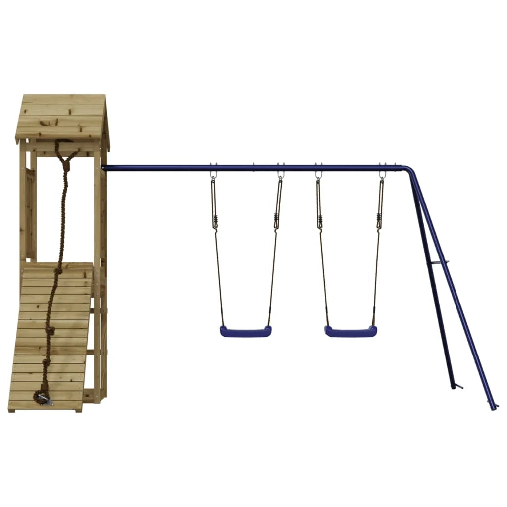 Area giochi da esterno 308 x 196 x 207 cm legno di pino impregnato 02_0004628