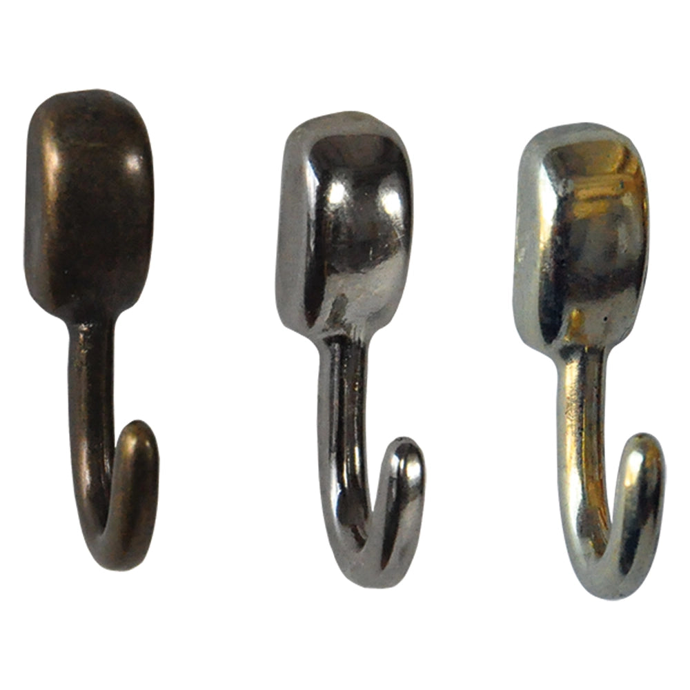 GANCIO PER QUADRI 'LUNGO' mm 30 - pz.  2 bronzo  - Blister Koncreto
