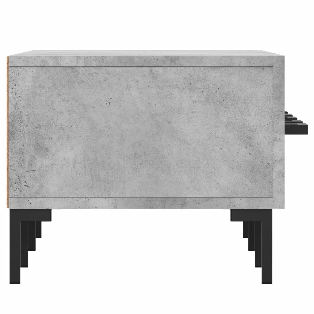 Mobile Porta TV Grigio Cemento 150x36x30 cm Legno Multistrato 829160