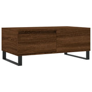 Tavolino da salotto | Tavolino da caff¨¨ | Tavolino da Soggiorno Rovere Marrone 90x50x36,5 cm in Multistrato