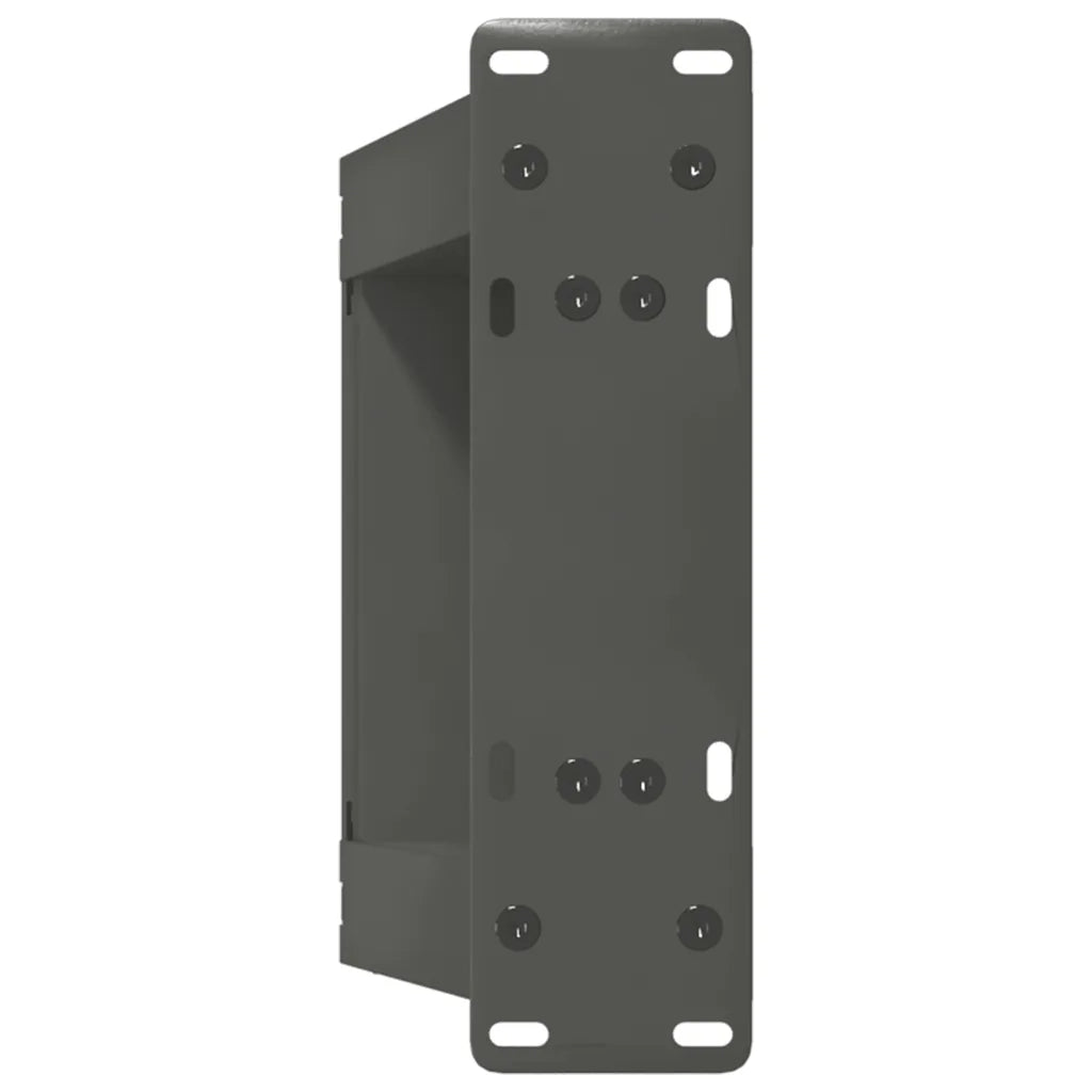 vidaXL Gambe per Tavolino da Caffè a Forma di U 2 pz Antracite 30x(30-31) cm Acciaio
