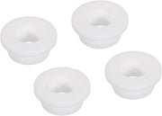 Set di 4 occhielli in gomma T-tipici per montaggio (27 mm di diametro) - Protezione flessibile per cavi e tubi - Bianco