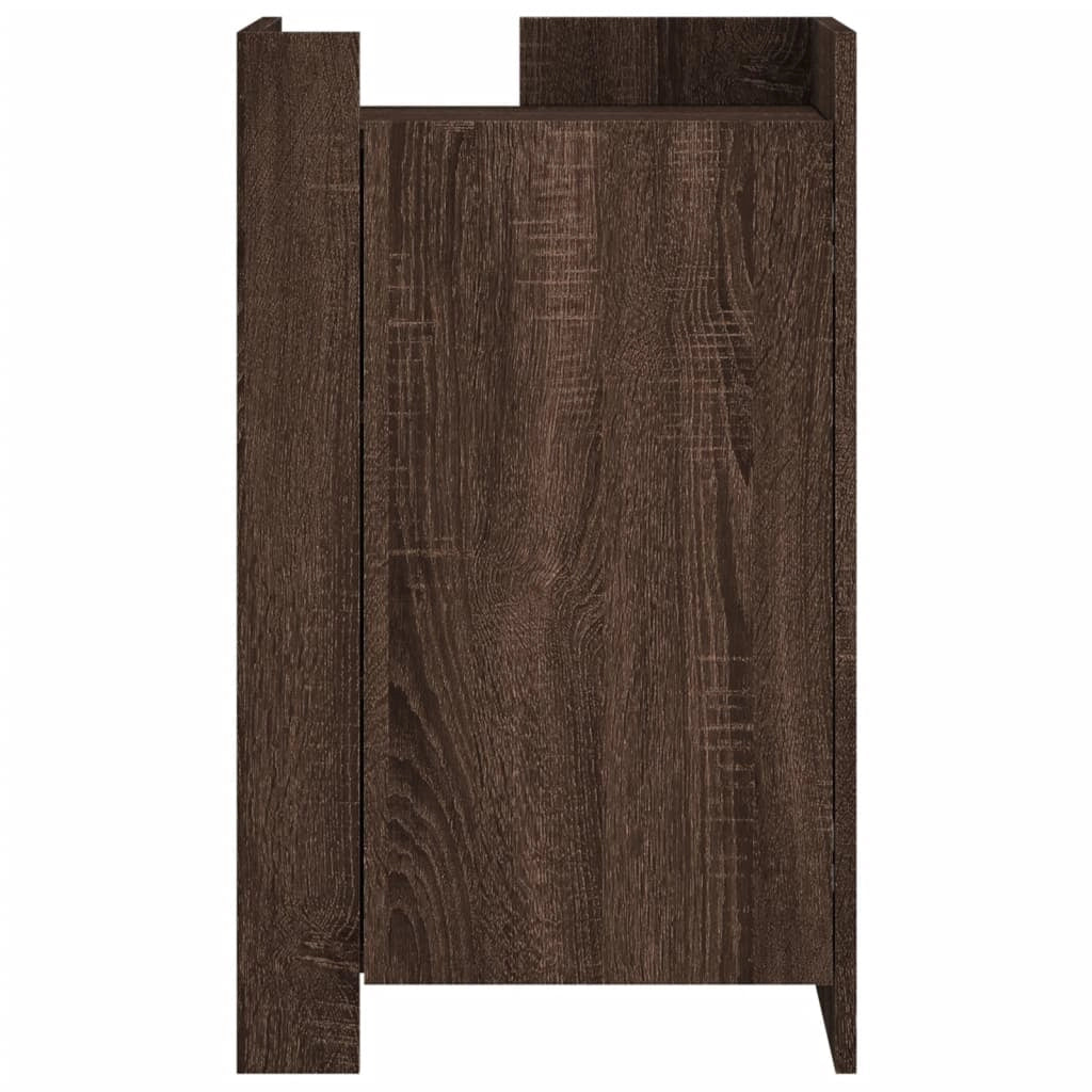 Buffet credenza cassettiera armadio mobile contenitore organizer per cucina soggiorno salotto 45 x 35 x 75 cm legno ingegnerizzato marrone 02_0031261