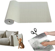 Matto di gatto adesivo 40 x 300 cm, matto di gatto adesivo per gatti, piastra di gatto per parete, piastrine di gatto per gatti, giocattolo per gatti per mobili, divani, poltrone, muri, protezione per porte (bianco, 40 x 300 cm)