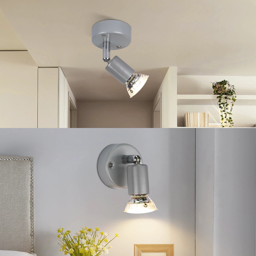 ZMH Faretto da soffitto moderni 1 fiamma GU10 con lampadina inclusa