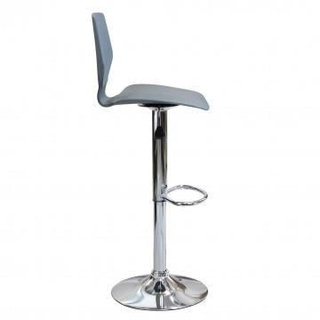 SGABELLO JOSHUA REGOLABILE 39,5 X 44,5 X 58/78 CM IN COLORE GRIGIO OKX