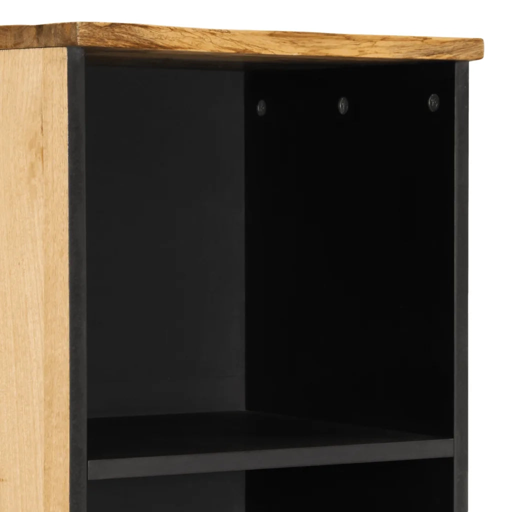 vidaXL Credenza 38x34x160 cm in Legno Massello di Mango Grezzo