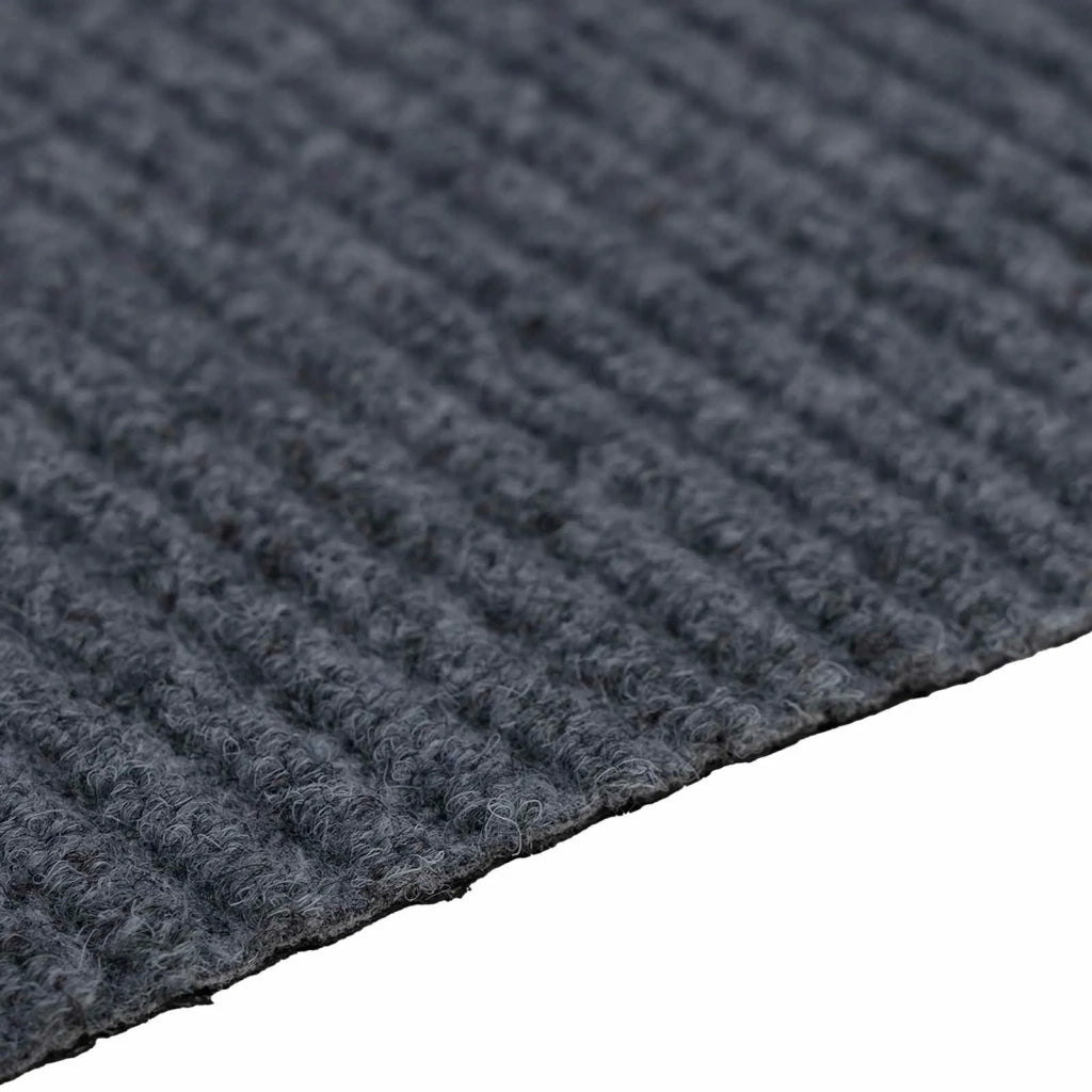 Runner in Moquette Grigio 80 x 300 cm Tessuto