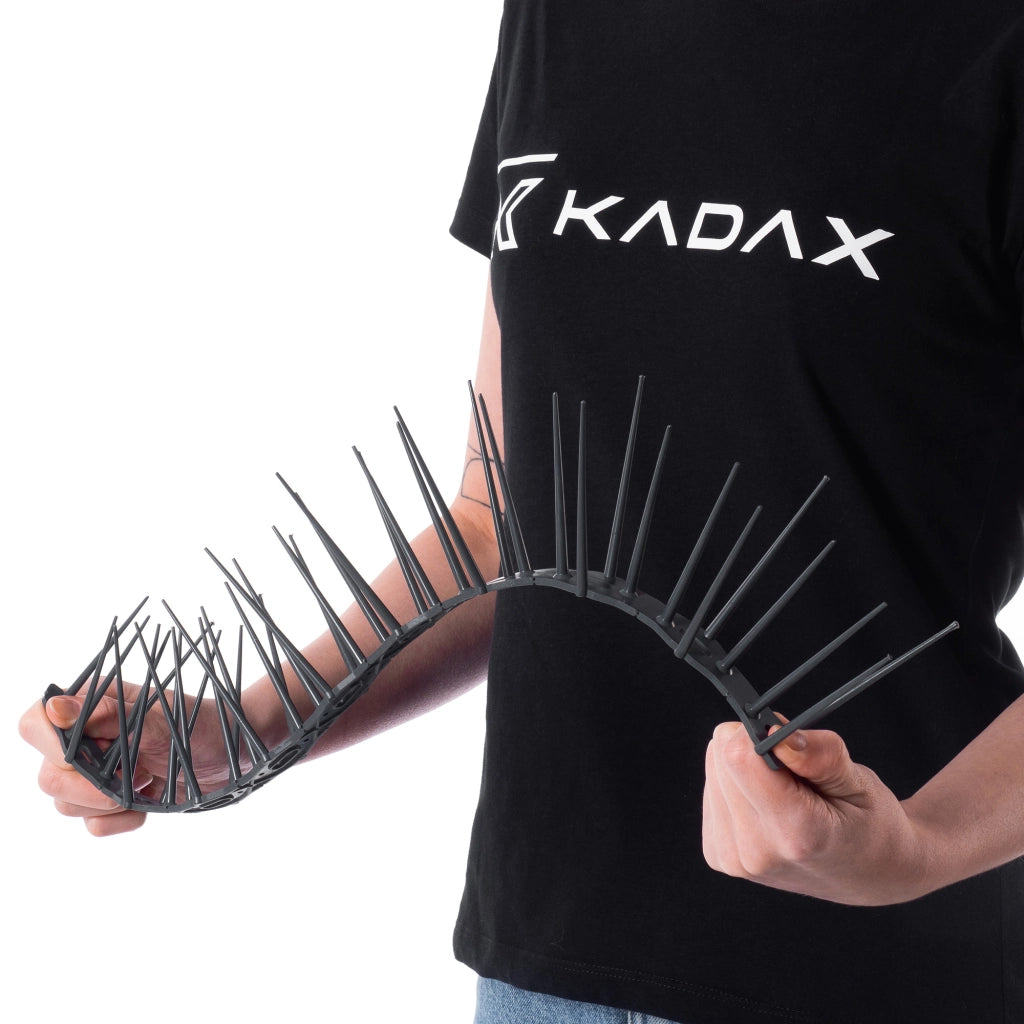 KADAX Punte anti-uccelli in plastica, alte 11,64 m, sicure, 24 pezzi