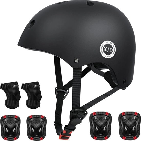 Set di protezione per bambini, protettori, pattini in linea, ginocchiere con casco per pattini in linea, skateboard, bicicletta, pattini a rotelle