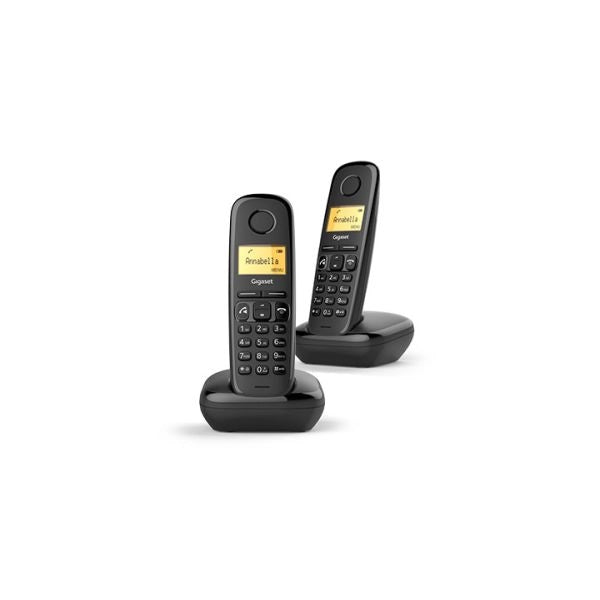 Gigaset wireless  phone a270 duo black (l36852-h2812-d201) - 4250366850795