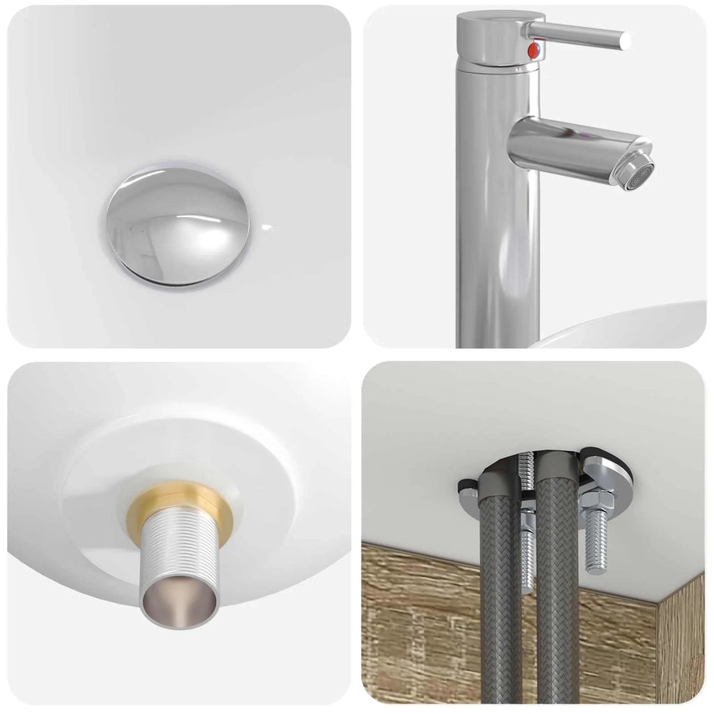 Set di Armadi da Bagno 5 pcs Rovere Sonoma Legno ingegnerizzato 3406473