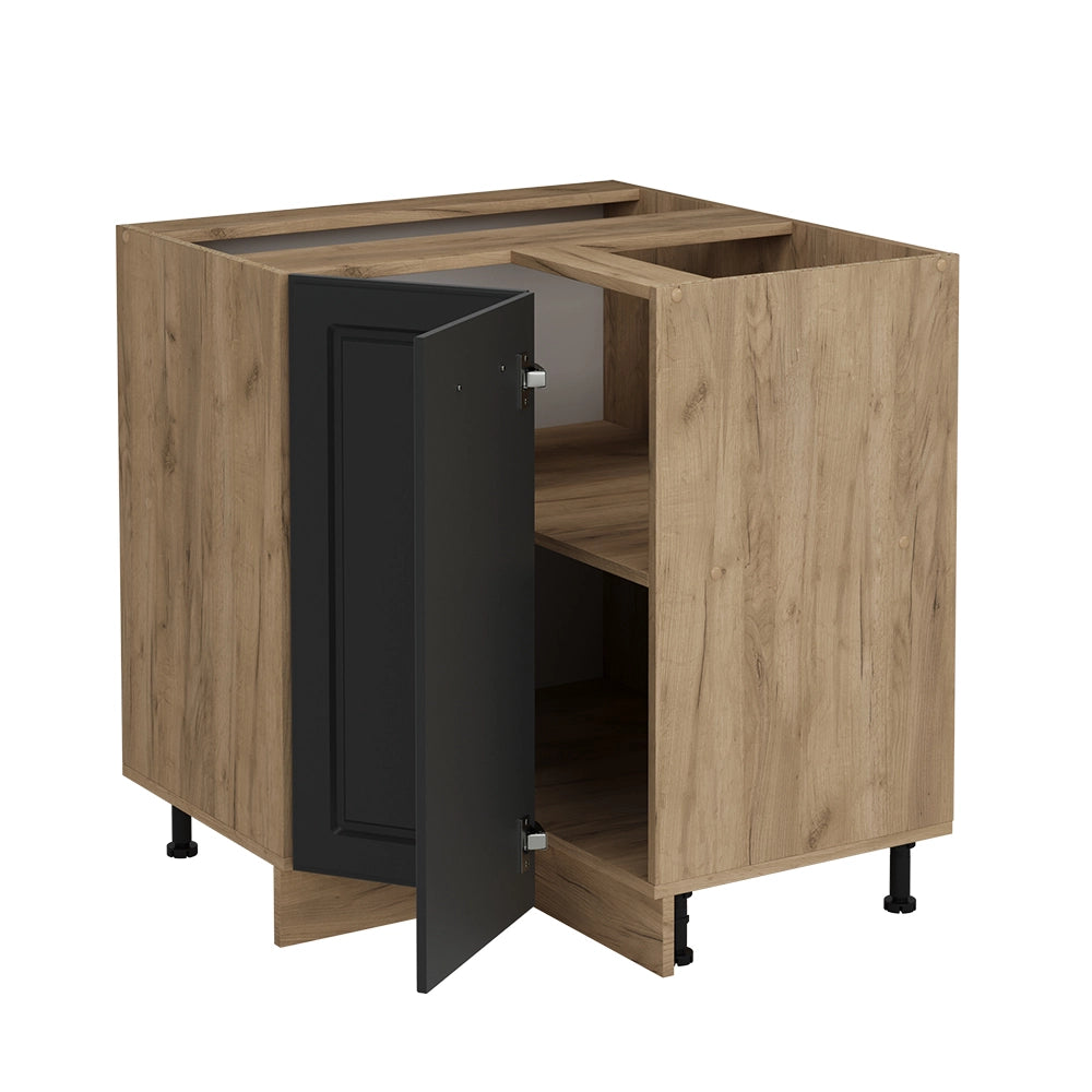 Mobile ad angolo cucina R-Line Antracite rustico/Rovere dorato 75.6 cm, PL Rovere Vicco