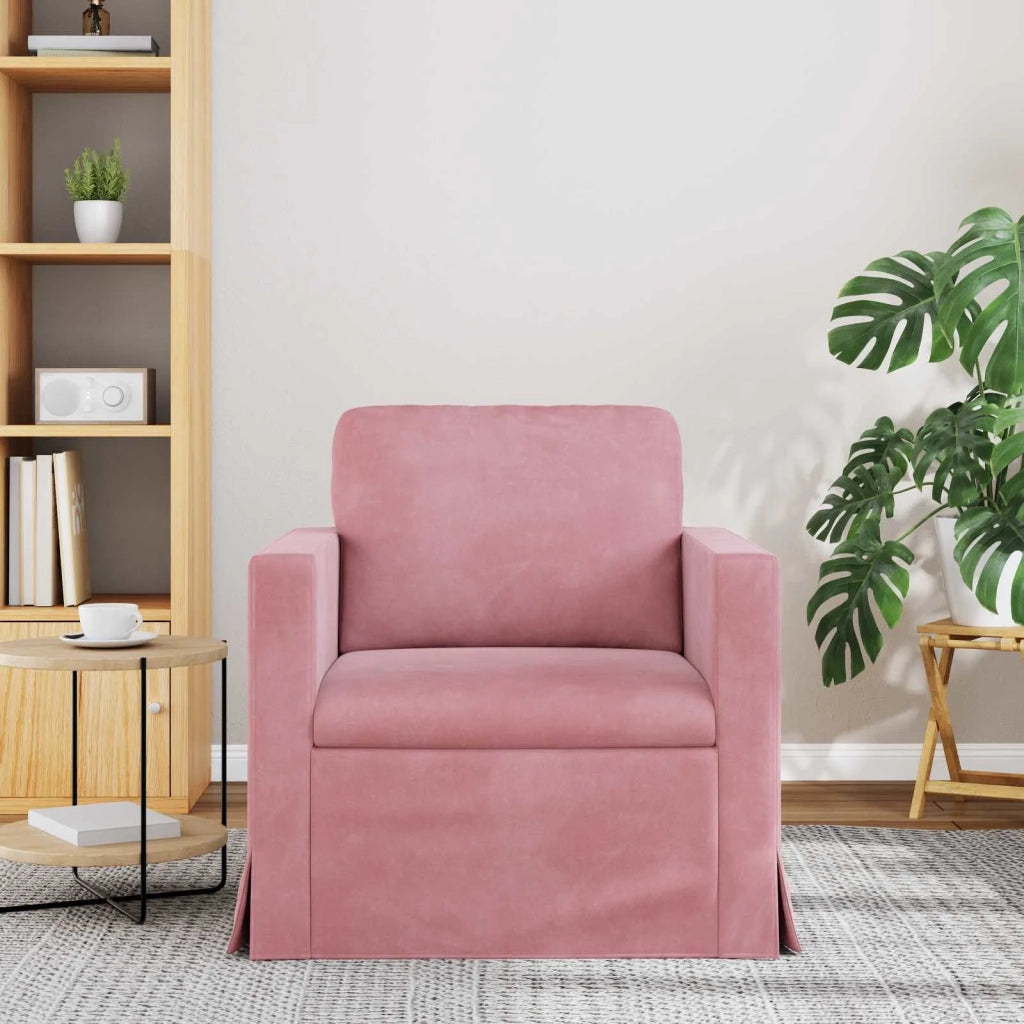 Divano | Divano da soggiorno | Sofa Rosa 78 x 78 x 80 cm Velluto
