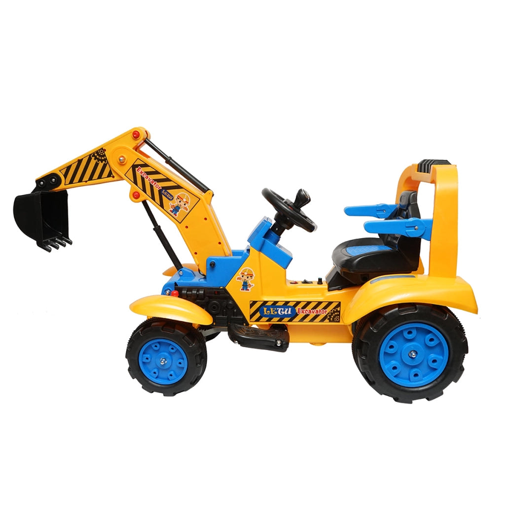 Escavatore, auto elettrica con batterie per bambini dai 3 ai 6 anni LETU Excavator