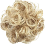 Capelli voluminosi con accappatoio per capelli ondulati e arricciati, capigliatura per sposa, capelli biondi G11A
