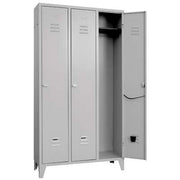 ARMADIO SPOGLIATOIO MONTATO PROMETAL  VERN GRIGIO POSTI 3 H.MM 1795 MM 1000X350