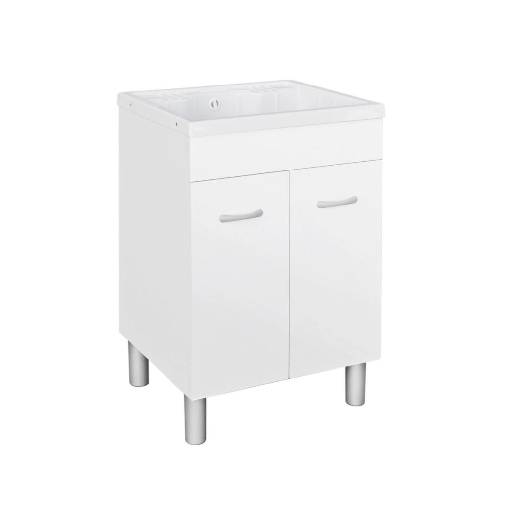 LAVATOIO IN NOBILITATO CON VASCA IN ABS- cm 45x50xH.90 (1 anta)- DH- pezzi 1