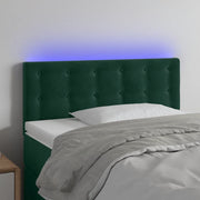 Testiera a LED Verde scuro 90x5x78/88 cm in Similpelle cod mxl 77762