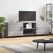 Mobile Porta TV Grigio Sonoma 150x30x50 cm in Legno Multistrato 829122