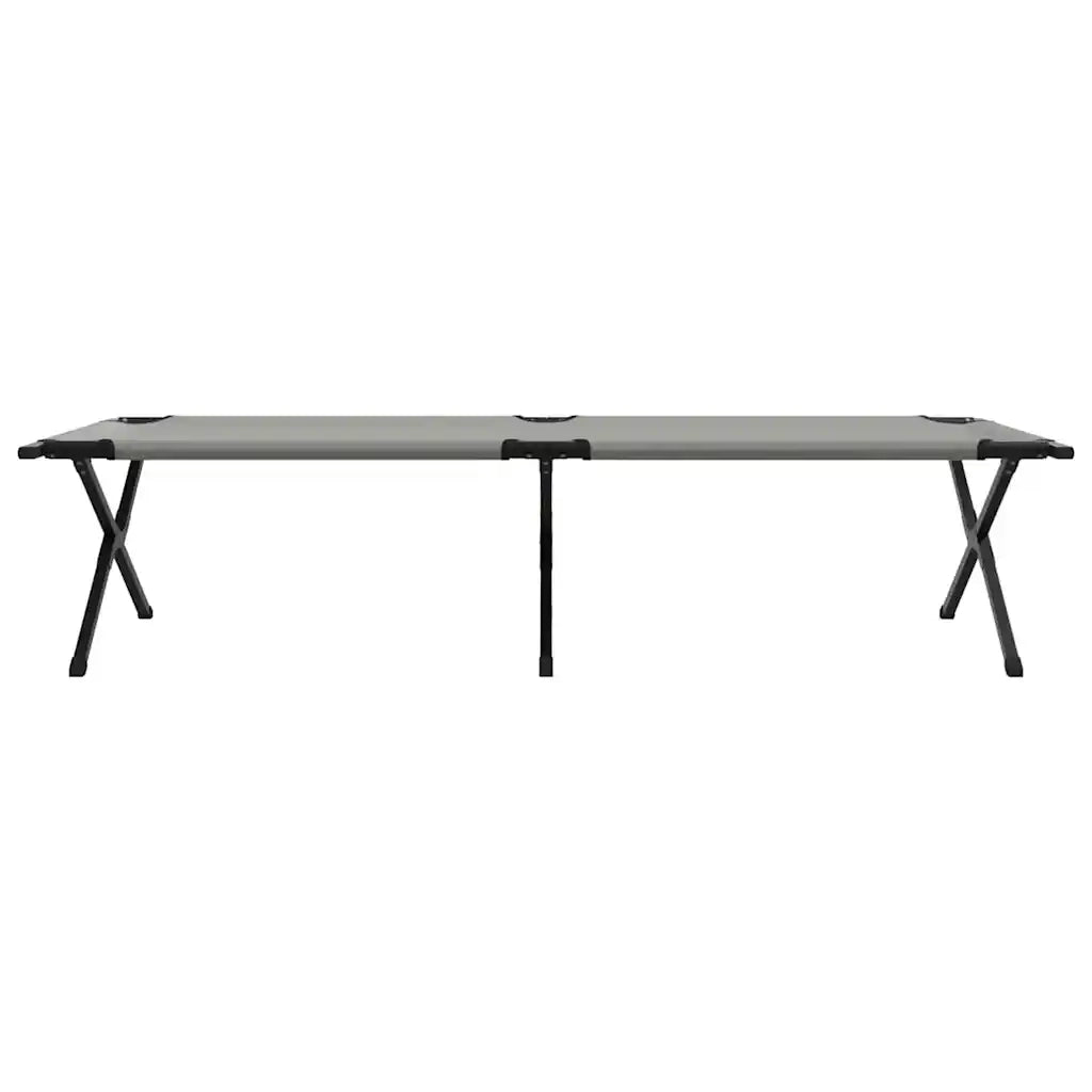 Letto da campeggio pieghevole Grigio 210 x 80 x 46 cm CFW1037790