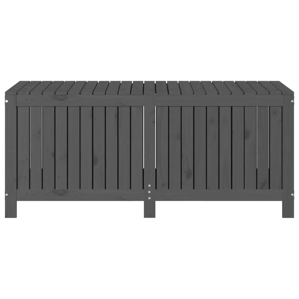 Cassapanca da giardino/box 147 x 68 x 64 cm legno di pino grigio 02_0013083