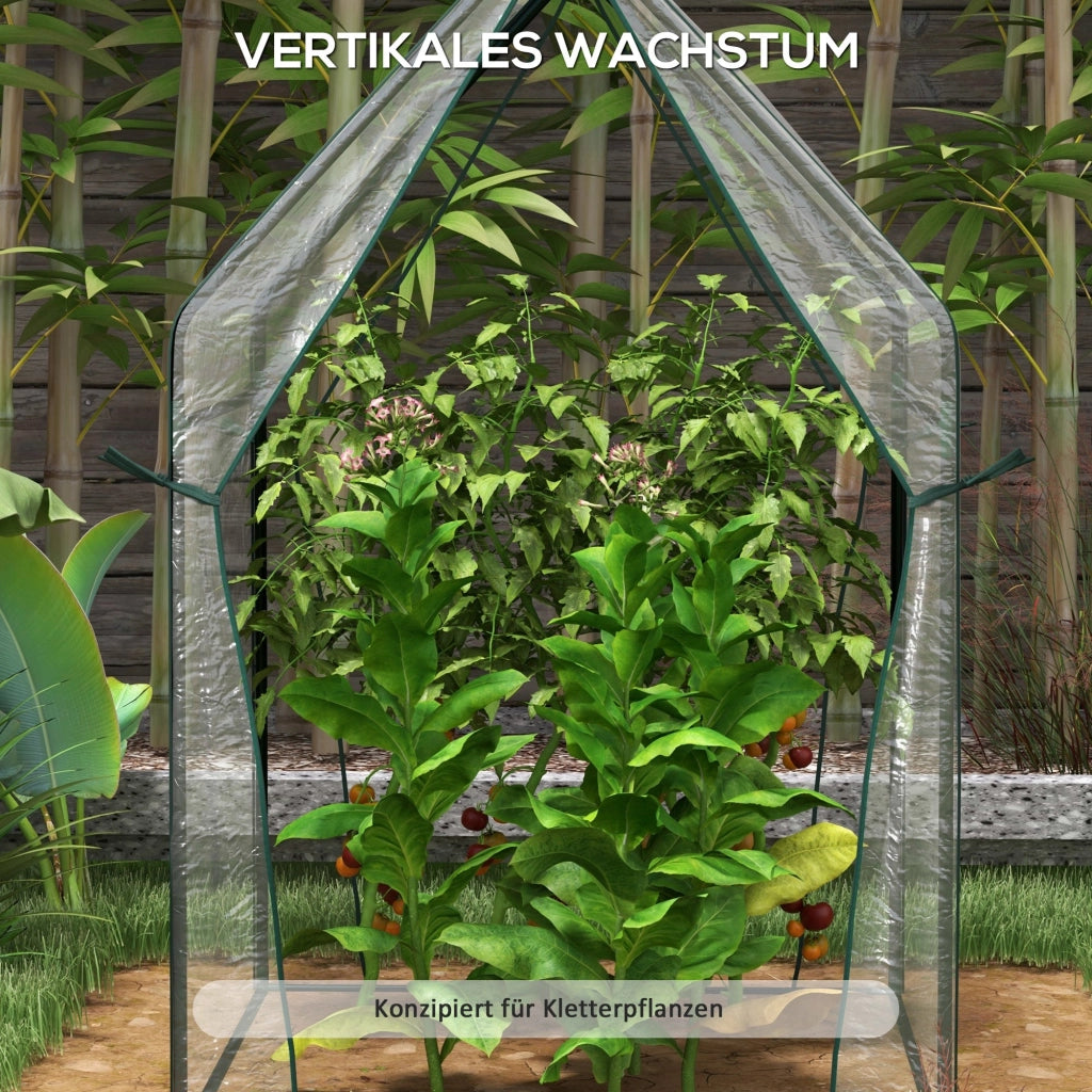 Serra da Giardino Semenzaio ¨C Xylo ¨C 90x90x145 cm Trasparente Nero