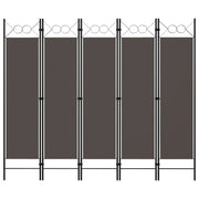 Paravento a 5 Pannelli Antracite 200x180 cm cod mxl 75002