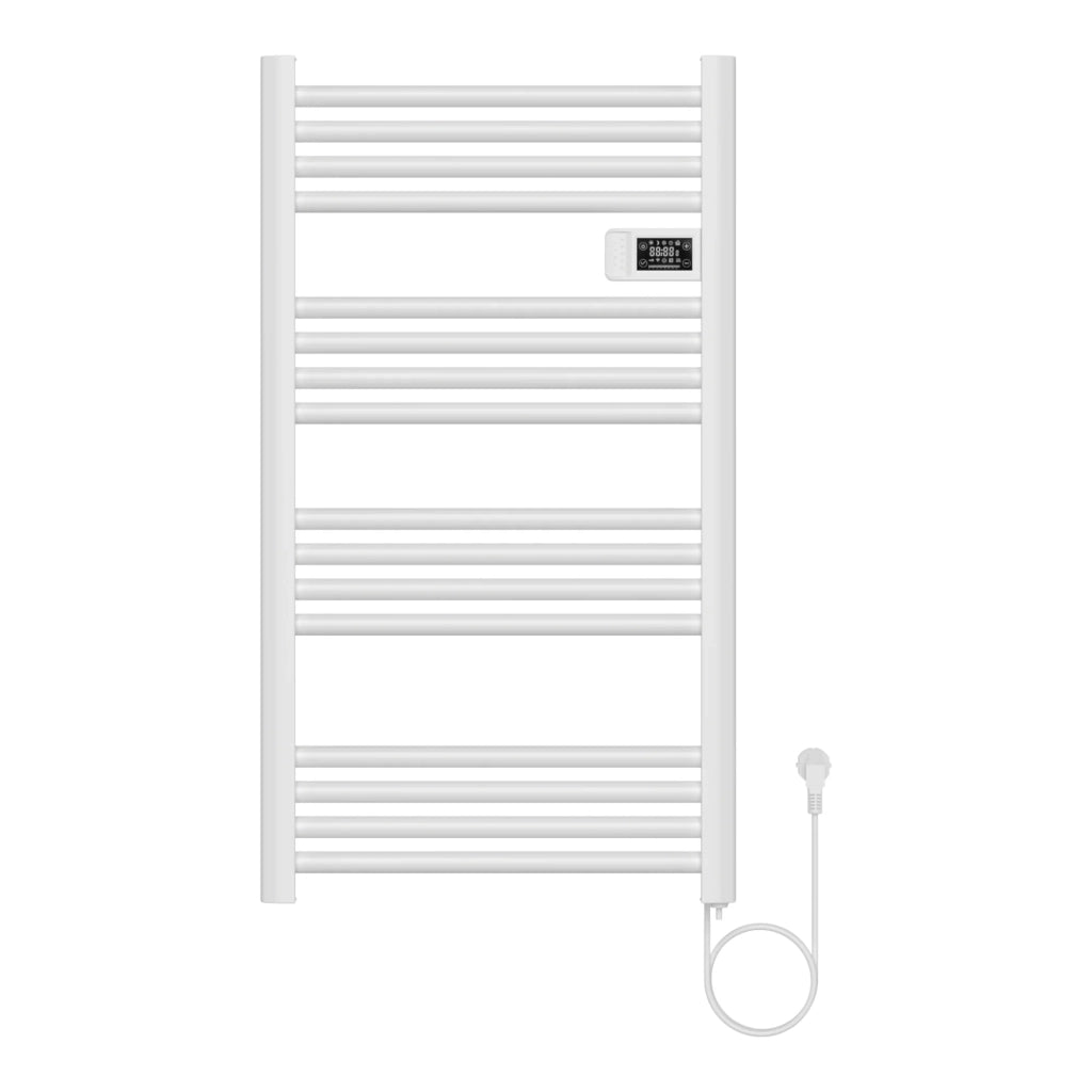 Scaldasalviette elettrico con radiatore 96 x 54 cm 500 watt bianco 03_0010752