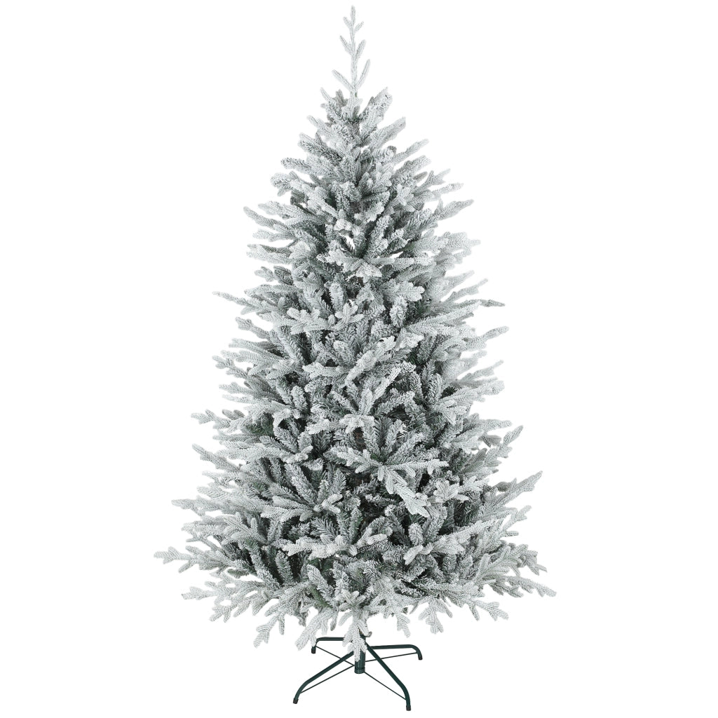 Albero di Natale Artificiale 180 cm con Neve ¨C zephmum ¨C 1976 Punte