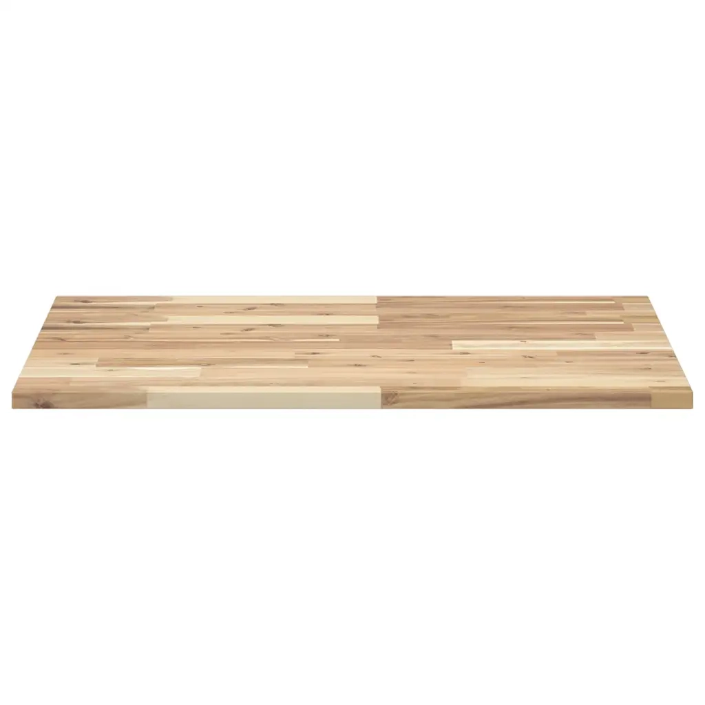 vidaXL Piano Tavolo Rettangolare 80x60x2cm in Legno Massello di Acacia