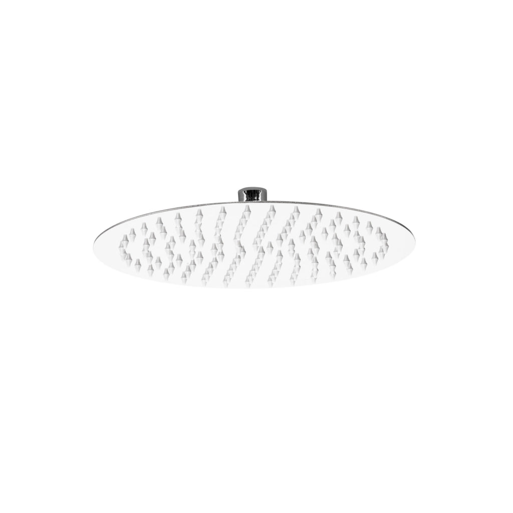 Soffione Doccia Tondo Lucido 1 getto in Acciaio Inox Aisi 304